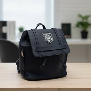 Gilmore Girls Backpack Navy Blue Chilton Academy Crest Faux Leather Bag